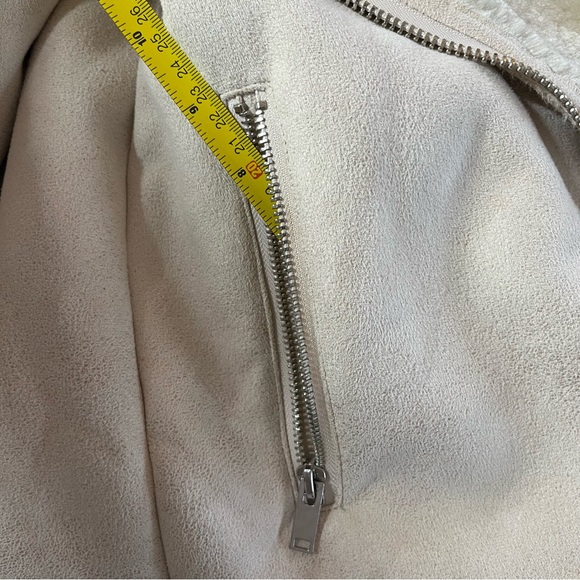 Suede and Faux Fur Jacket - Picture 6 of 6